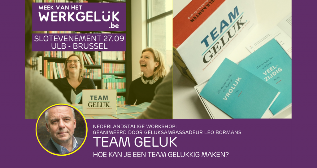 workshop TEAM GELUK Leo Bormans